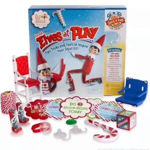 Elf on the Shelf Scout Elves at Play Christmas Holiday Set Kit NEW Ideas Pranks